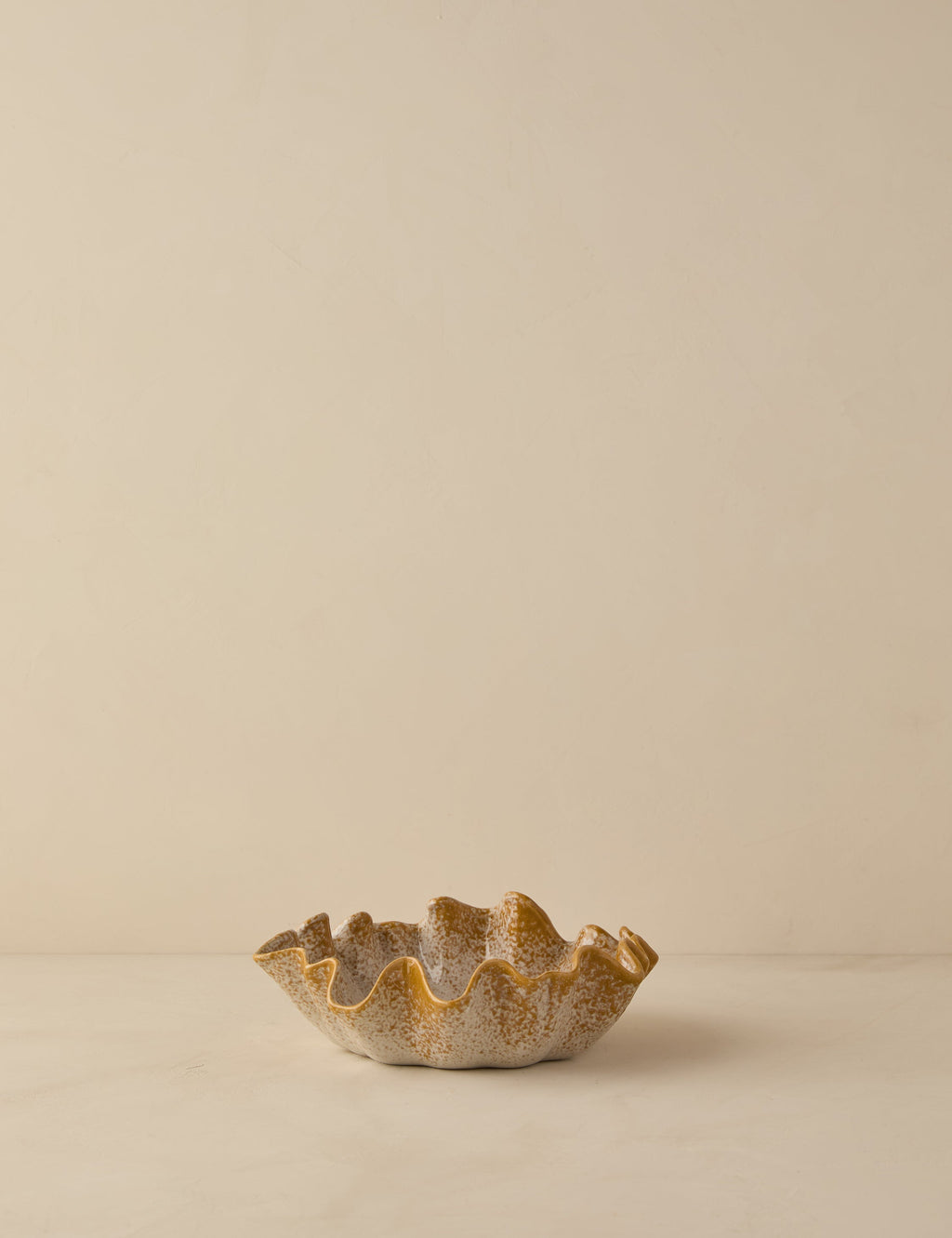 Bela Stoneware Bowl | Organic Lines, Reactive Glaze