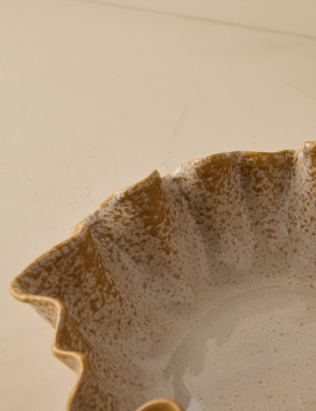 Bela Stoneware Bowl | Organic Lines, Reactive Glaze