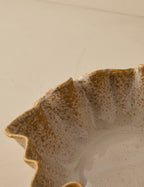 Bela Stoneware Bowl | Organic Lines, Reactive Glaze