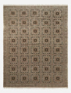 Dahlia Wool Rug | Hand-Knotted, Geometric Design