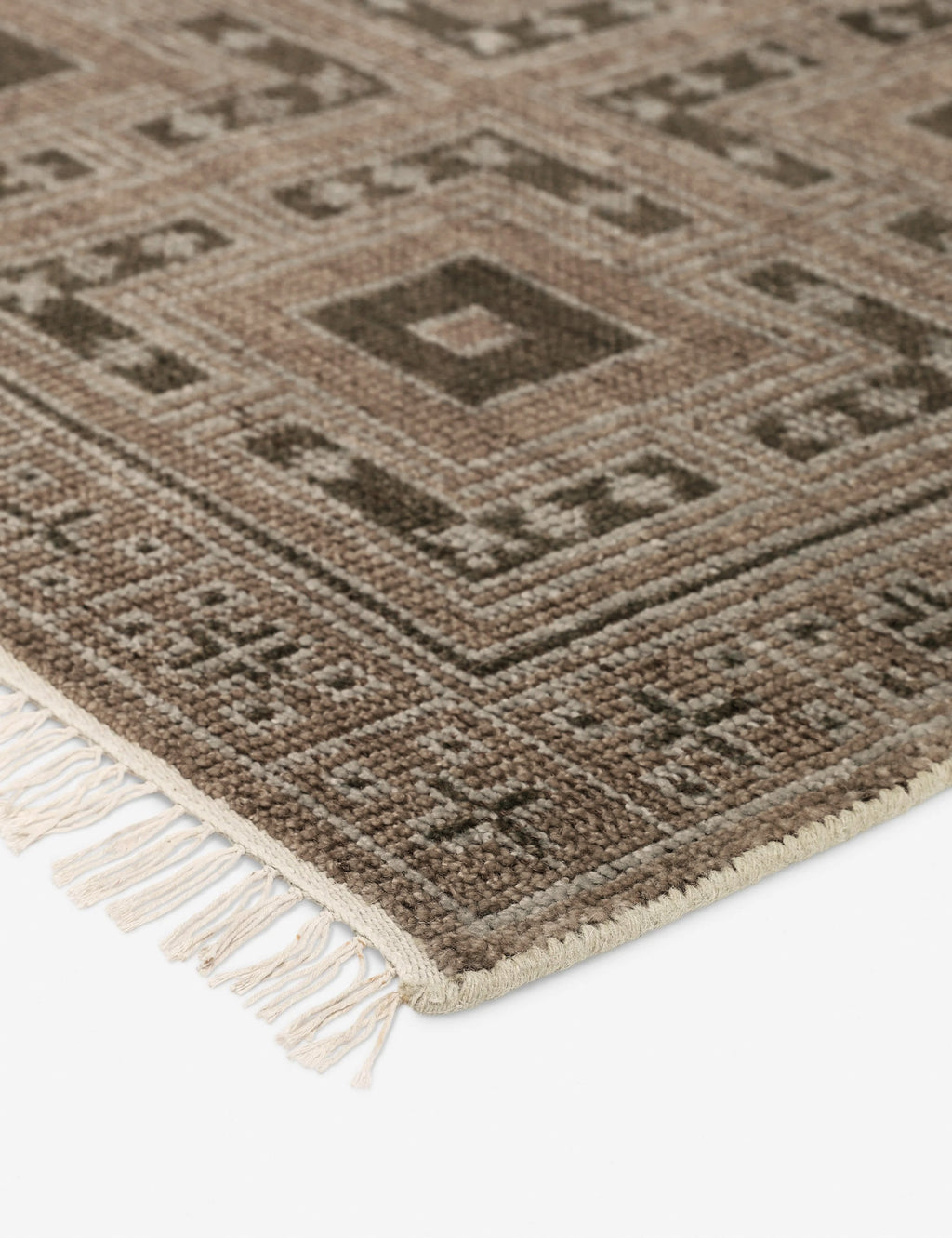 Dahlia Wool Rug | Hand-Knotted, Geometric Design