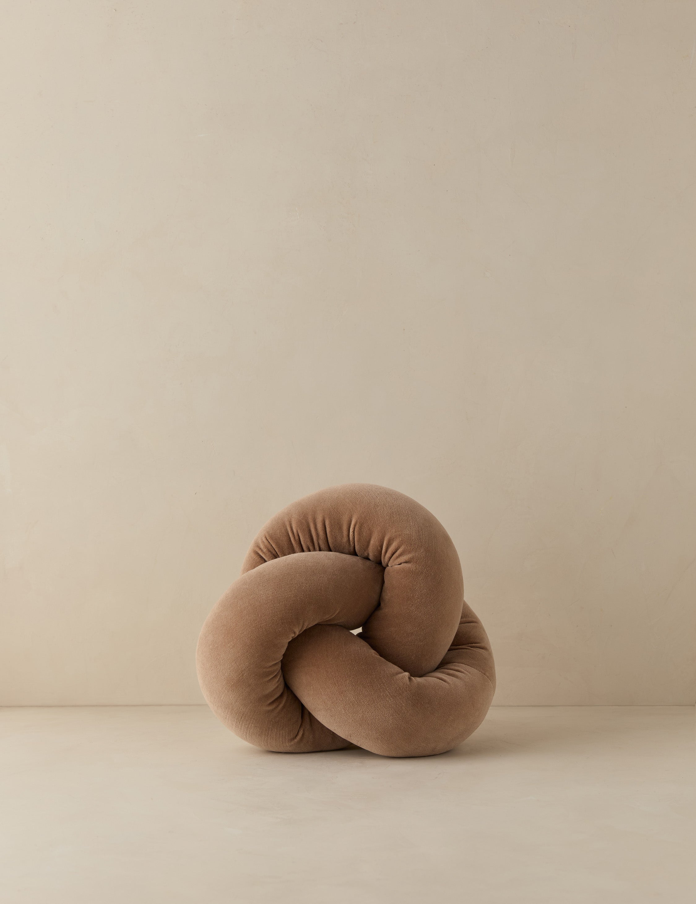 Dewey Velvet Pillow | Knotted Design, Chic Accent for Modern Decor