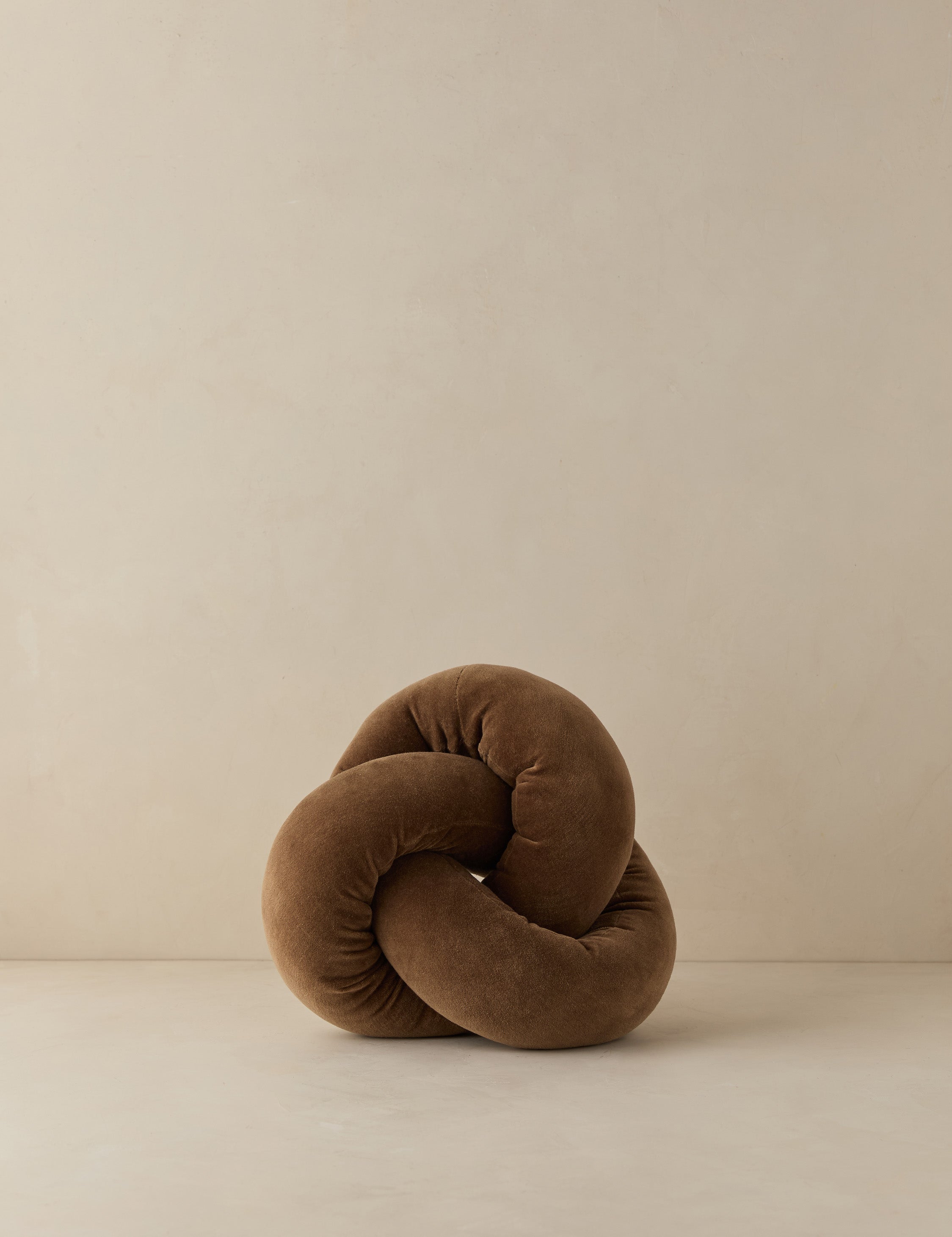 Dewey Velvet Pillow | Knotted Design, Chic Accent for Modern Decor