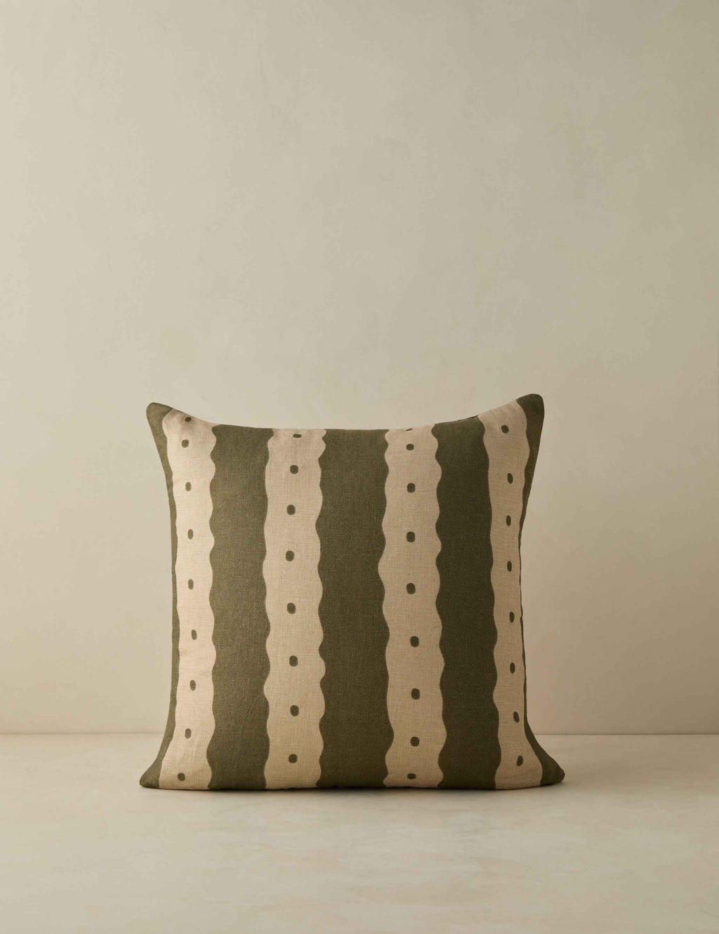 Dazzle Round Pillow | Abstract Pattern, Ruffle Flange