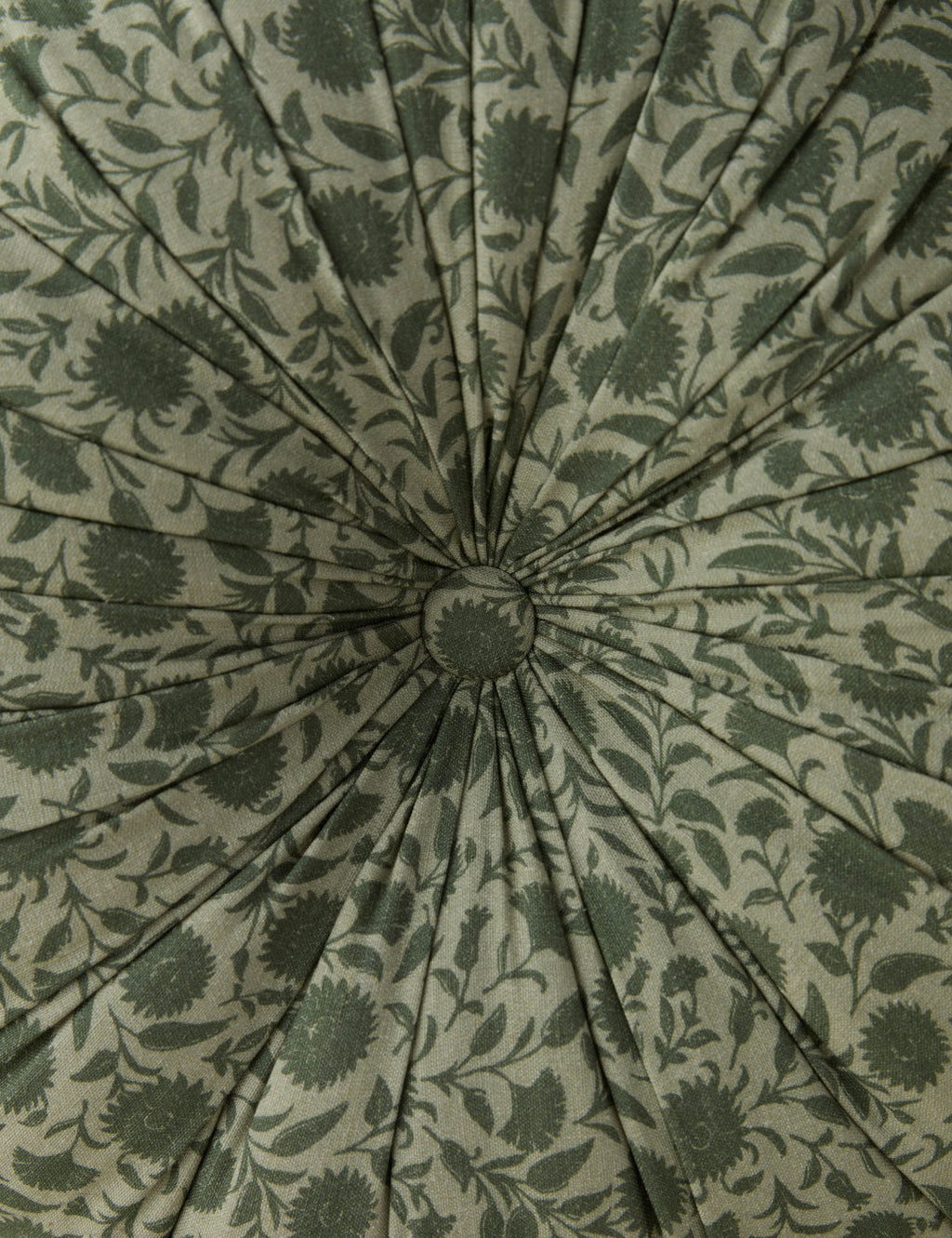 Bello Round Pillow | Floral Design, Linen Cotton Blend