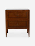 Fable Nightstand | Brass Hardware, Two Drawers