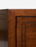 Fable Nightstand | Brass Hardware, Two Drawers