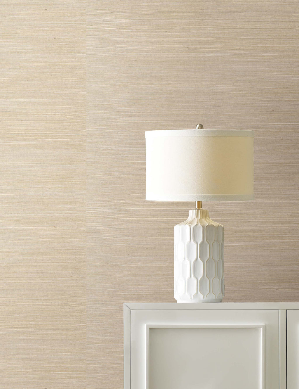 Bela Grasscloth Wallpaper | Woven Texture, Modern Palette
