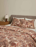 Bloom Duvet Cover | Linen-Cotton Blend, Botanical Print