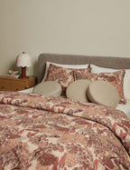 Bloom Duvet Cover | Linen-Cotton Blend, Botanical Print