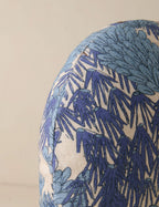 Briar Garden Walk Pillow | Modern Botanical Print, Linen