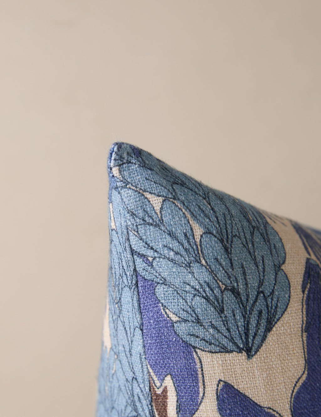 Breezy Garden Walk Pillow | Modern Botanical Print