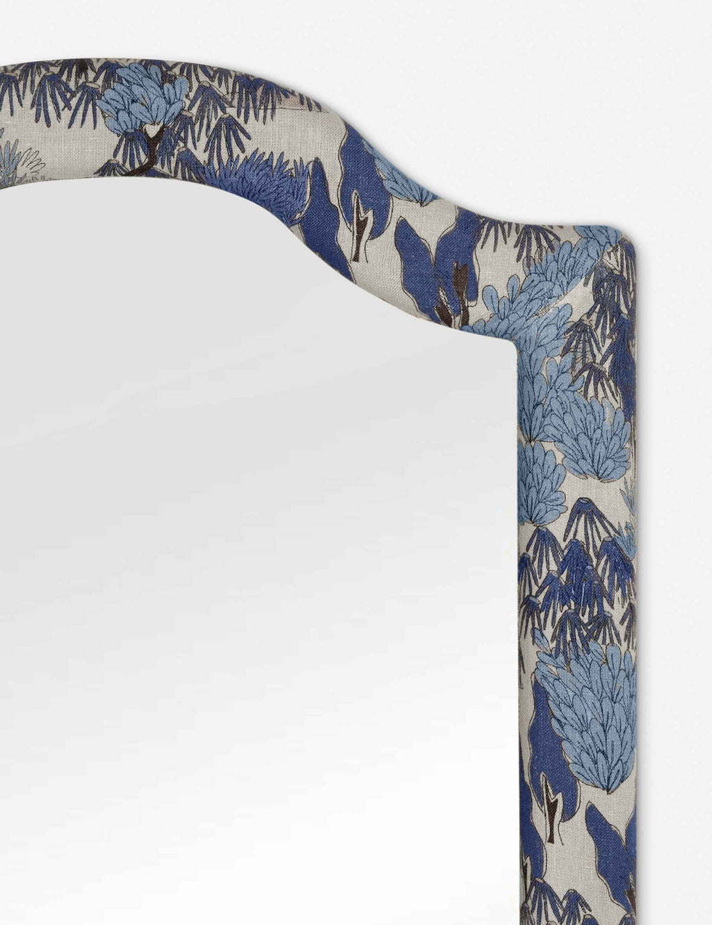 Bela Full Length Mirror | Upholstered Frame, Arched Shape