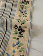 Briar Tablecloth | Floral Stripe, Soft Blue and Green