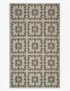 Haven Indoor/Outdoor Rug | Botanical Grid, Timeless Elegance