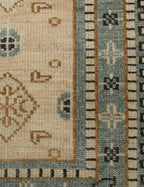 Hira Wool Rug | Hand-Knotted, Geometric Motifs