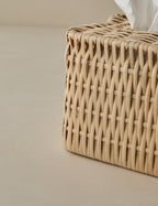 Haven Bath Accessories | Handwoven Rattan Design