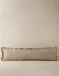 Isla Lumbar Pillow | Ruffled Flange, Timeless Stripe Design
