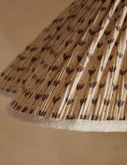 Juno Pendant Light | Floral Print Pleated Shade