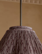 Juno Pendant Light | Floral Print Pleated Shade