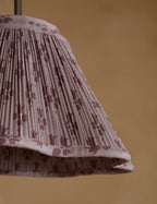 Juno Pendant Light | Floral Print Pleated Shade