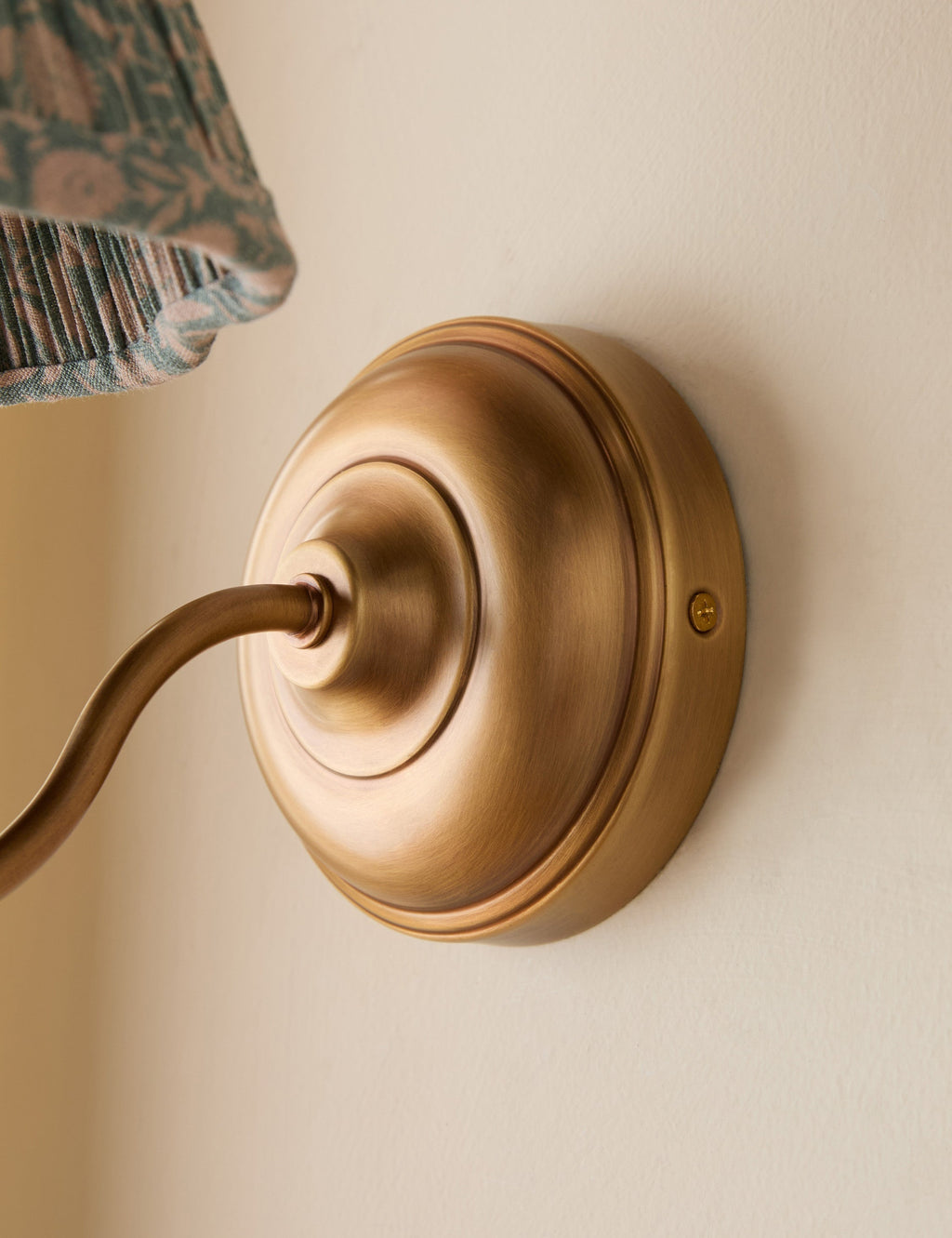 Juno Wall Sconce | Pleated Floral Shade, Textured Warmth