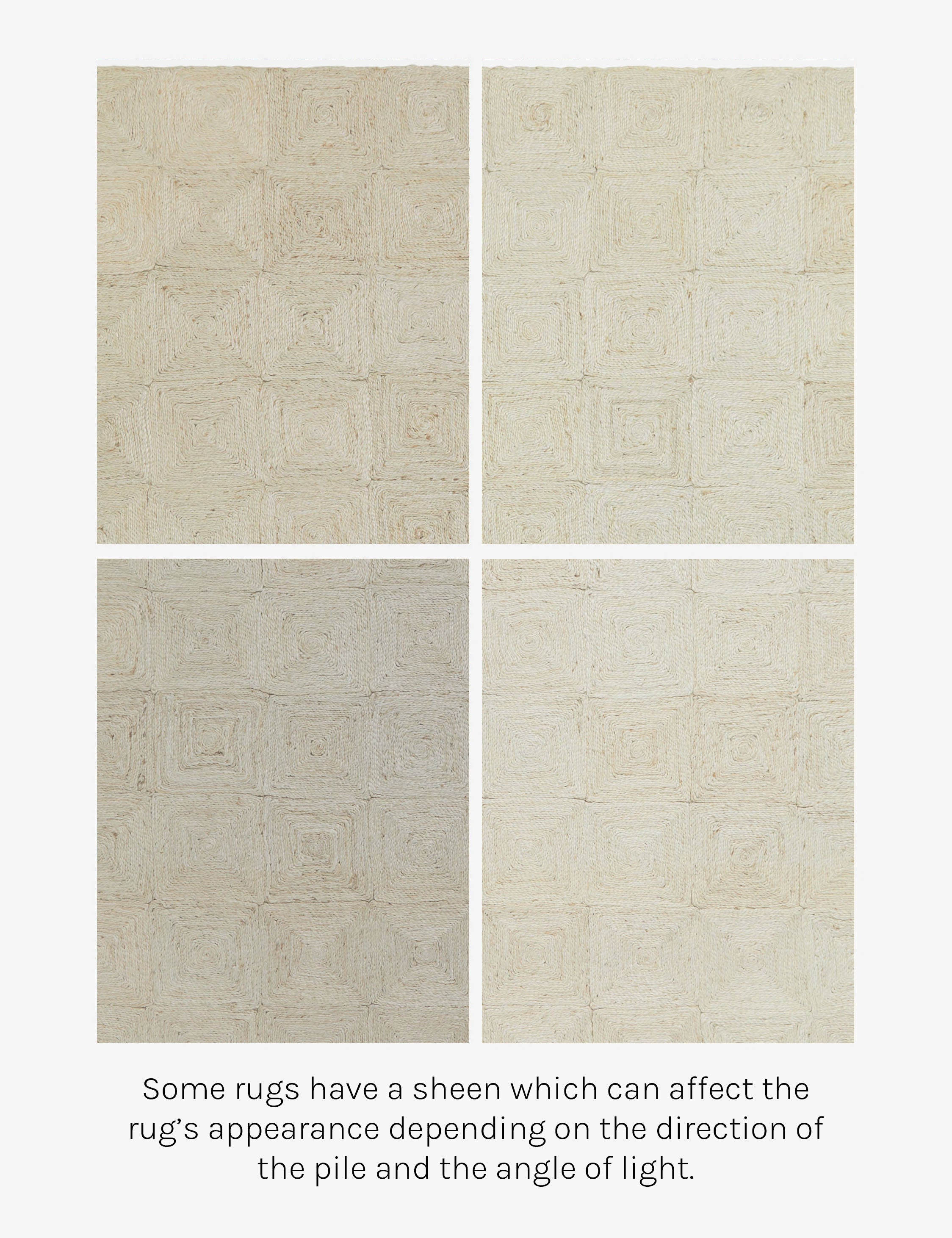 Haven Handmade Jute Rug | Handwoven Grid Design by Jake Arnold