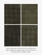 Haven Handmade Jute Rug | Handwoven Grid Design by Jake Arnold