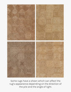 Haven Handmade Jute Rug | Handwoven Grid Design by Jake Arnold