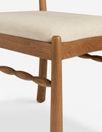 Kairo Dining Chairs (Set of 2) | Upholstered Seat, Tapered Legs