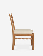 Kairo Dining Chairs (Set of 2) | Upholstered Seat, Tapered Legs