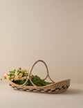 Kairo Woven Basket | Handled Design, Natural Accent