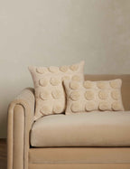 Kora Throw Pillow | Soft Woolen Tufts, Exclusive Design