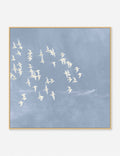 Bela Gallery Print | White Birds on Soft Blue Sky