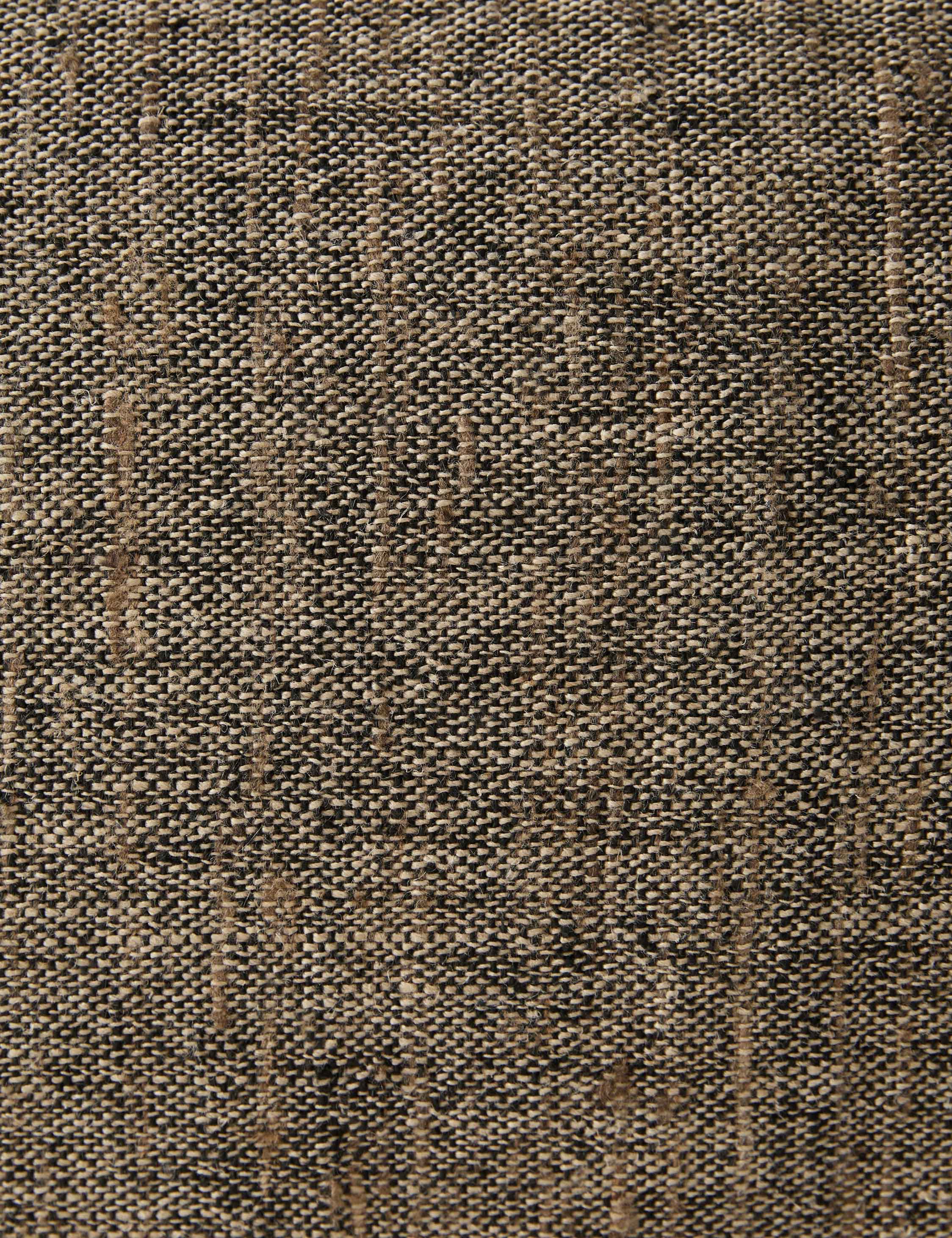 Luma Box Pillow | Linen Silk, Earthy Tones