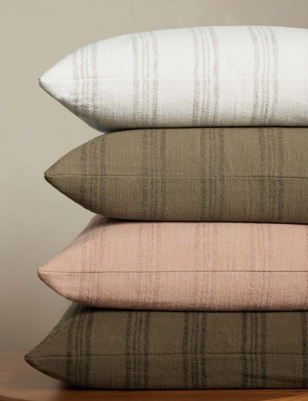 Lana Throw Pillow | Handwoven Cotton-Linen Blend