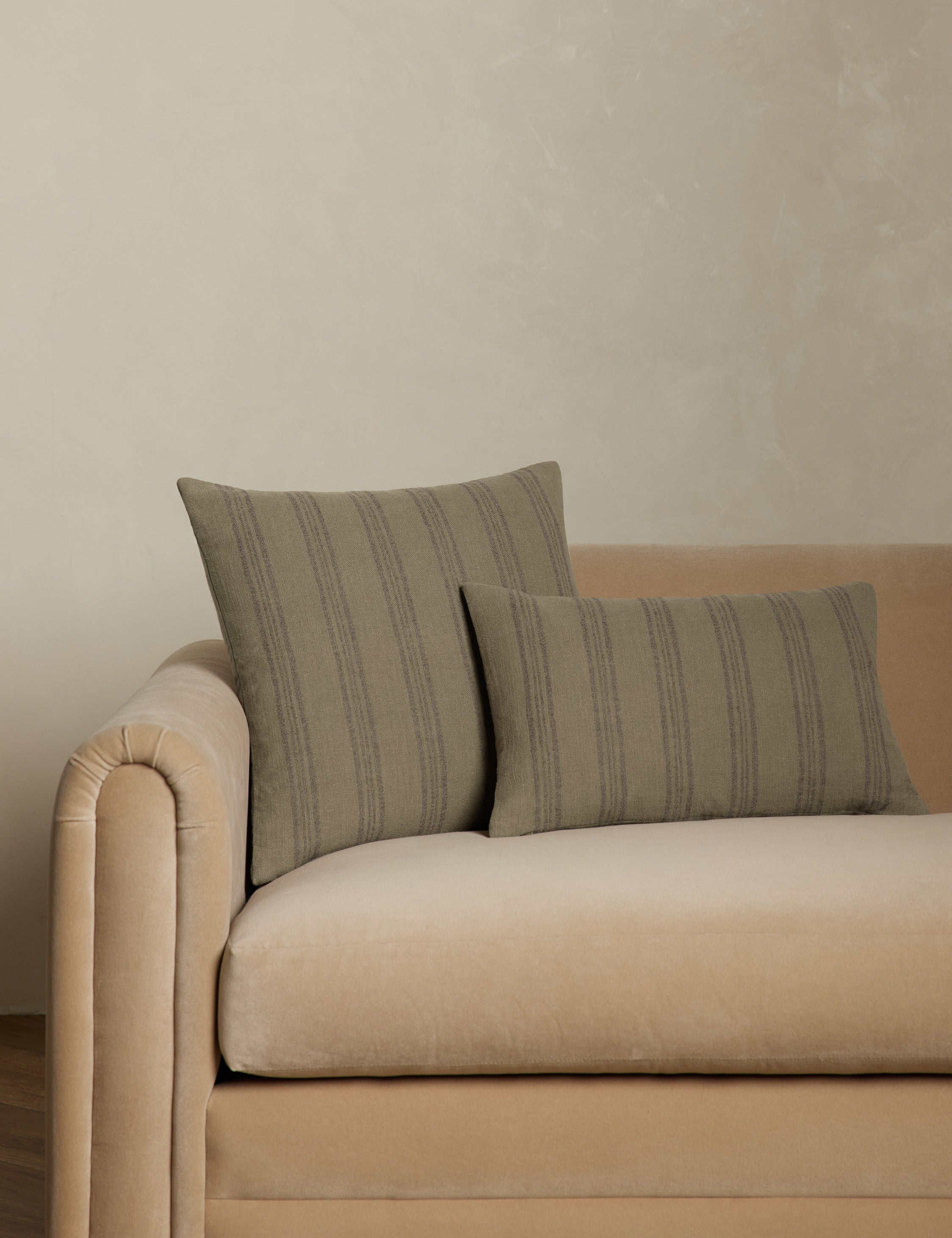 Lana Throw Pillow | Handwoven Cotton-Linen Blend