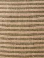 Luna Linen Pillow | Striped Design, Dramatic Flange