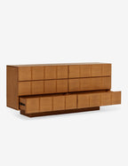 Lumen Dresser | Fluted Plinth Base, Six Spacious Drawers