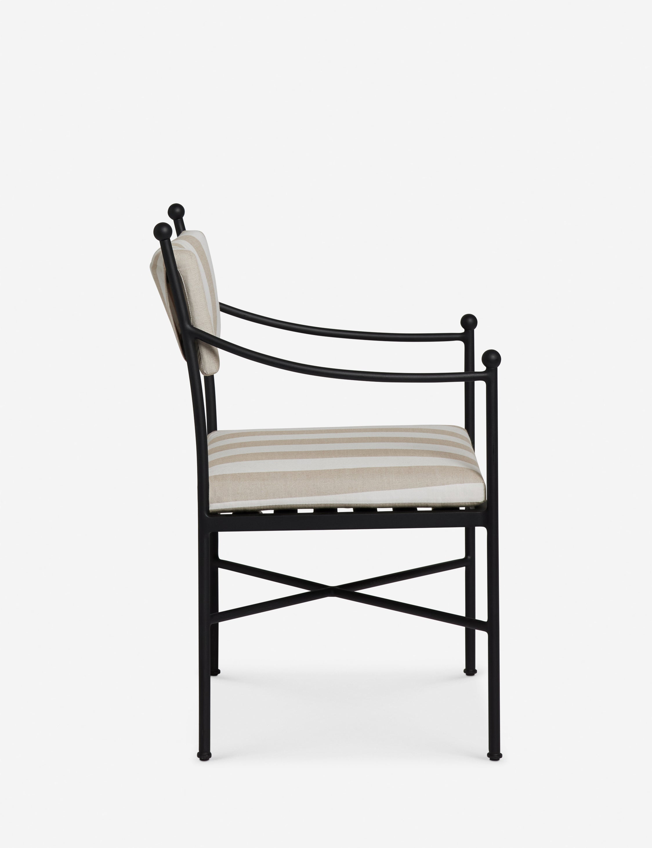 Leni Outdoor Dining Chair | Custom Cushions for Comfort
