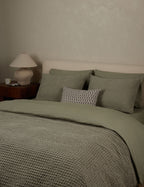 Luna Textured Blanket | Cotton-Linen Blend, Year-Round Comfort