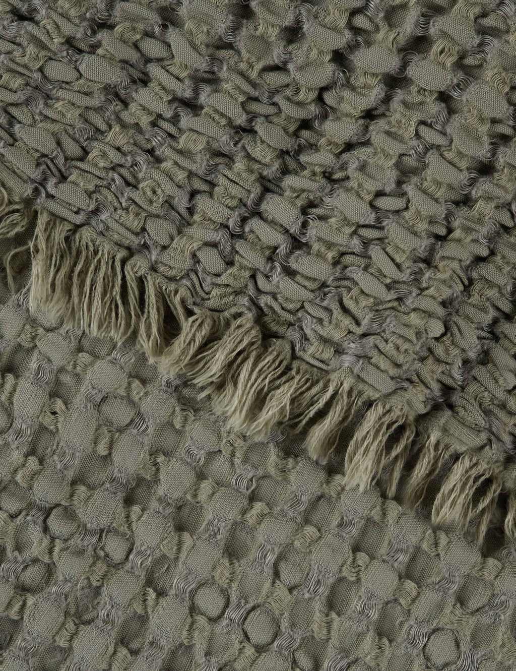Luna Textured Blanket | Cotton-Linen Blend, Year-Round Comfort