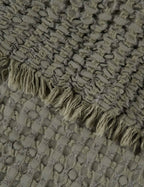 Luna Textured Blanket | Cotton-Linen Blend, Year-Round Comfort