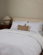 Luna Textured Blanket | Cotton-Linen Blend, Year-Round Comfort