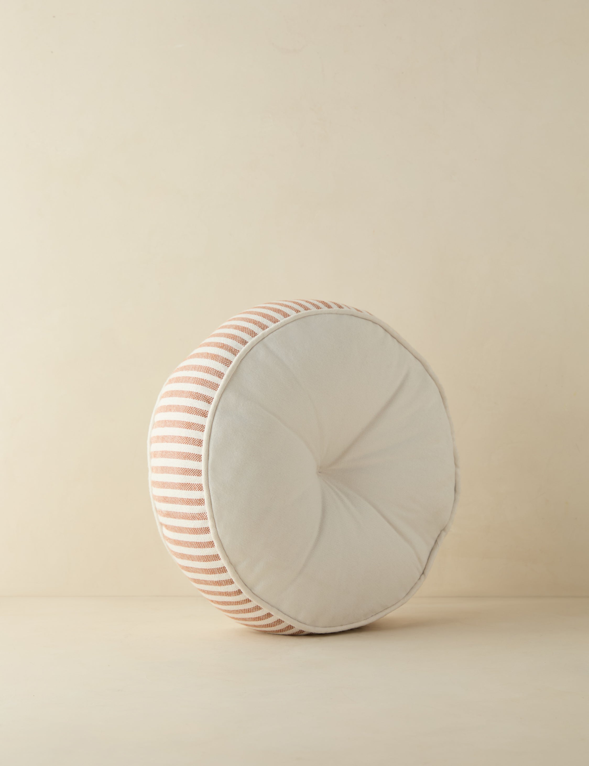Luna Striped Disc Pillow | Chic Outdoor Accent