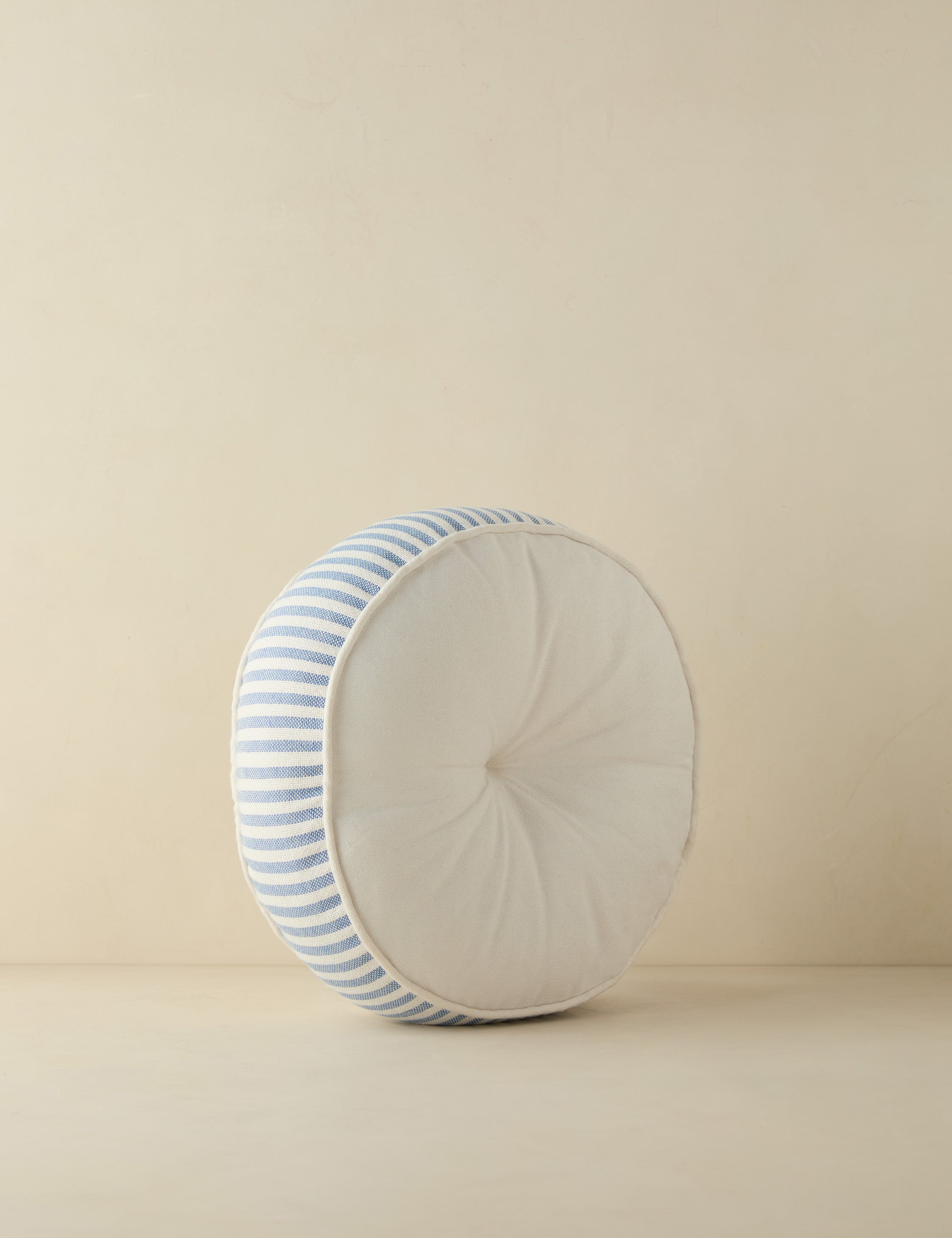 Luna Striped Disc Pillow | Chic Outdoor Accent
