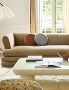 Vela Round Pillow | Luxe Velvet, Soft Sheen
