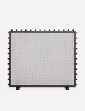 Lustre Fireplace Screen | Chic Knobbed Accents, Square Silhouette
