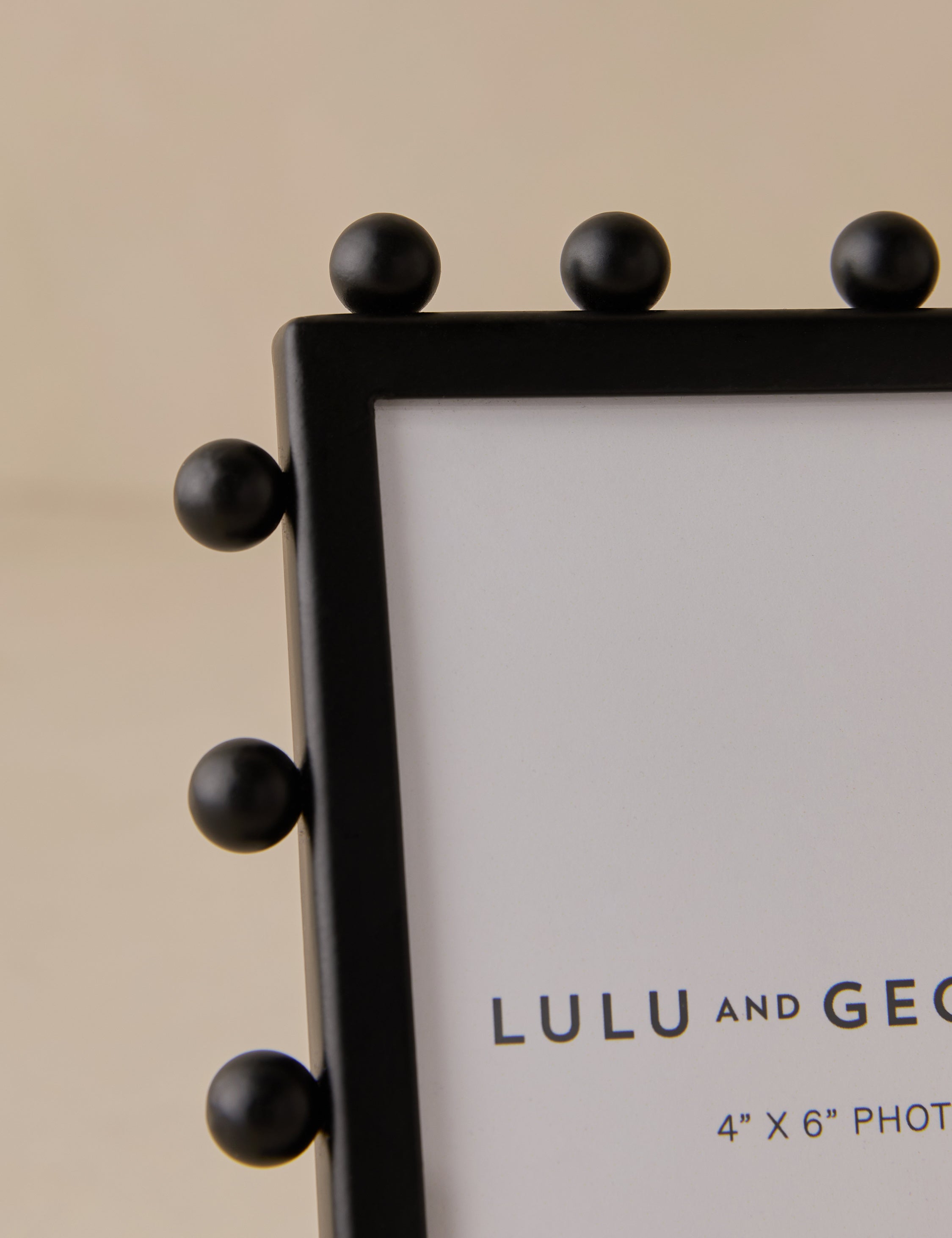 Luxe Picture Frame | Knobbed Accents, Dual Orientation