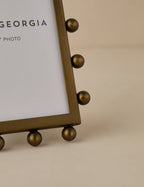 Luxe Picture Frame | Knobbed Accents, Dual Orientation